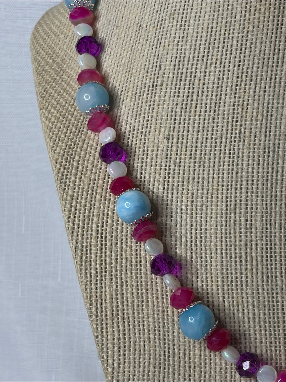 Handcrafted “The Funfetti Cotton Candy” Necklace - Picture 3 of 7